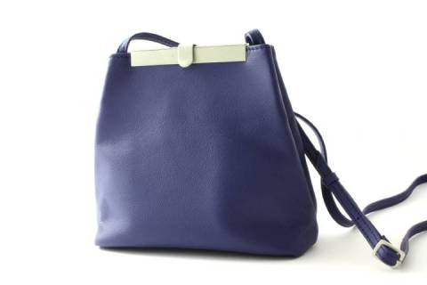 Blaue Handtasche Mona - Picture: A4